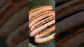 Cooking Chipolata sausages [upl. by Attirb]