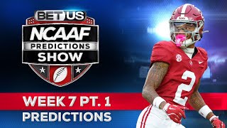 College Football Picks Week 7 PT1  NCAA Football Odds CFB Predictions and Best Bets [upl. by Ruphina]