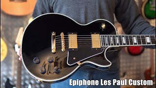 Gibson vs Epiphone Les Paul Custom Ebony  Daugters of Mara [upl. by Miles62]