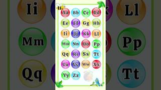 abc small and capital letters childrensongs kindergarten preschoollearning [upl. by Anoi571]