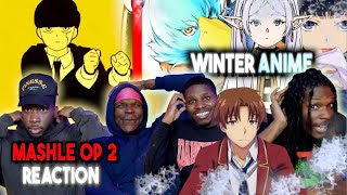 MASHLE OPENING 2 Reaction  Other Winter 2024 Openings Reaction [upl. by Daukas]