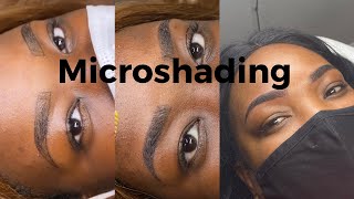 MICRO SHADNG EYEBROWS ON DARK SKIN 2020 inexpensive  Changed my life [upl. by Tewell831]