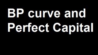 22 BP curve and perfect capital mobility [upl. by Buyer]