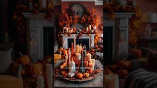 Thanksgiving Dinner decoration ideas🧡🎃🍁 thanksgiving dinner decoration viralshort pumpkin [upl. by Leissam]