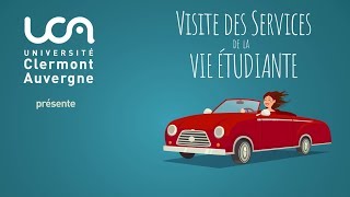 Visite des services de la vie étudiante  Université Clermont Auvergne UCA [upl. by Ahseer478]