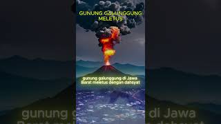 MELETUSNYA GUNUNG GALUNGGUNG 1982 faktaunik erupsigunung faktadunia [upl. by Romelda147]