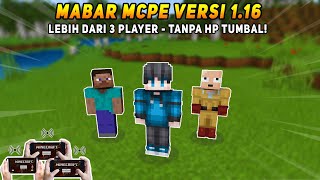 CARA MABAR 35 PLAYER TERBARU MULTIPLAYER MCPE 116  TANPA HP TUMBAL [upl. by Eugenle631]