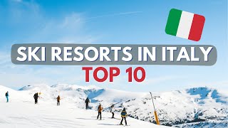 Top 10 Skiing Destinations in Italy  202223 [upl. by Eniamret]