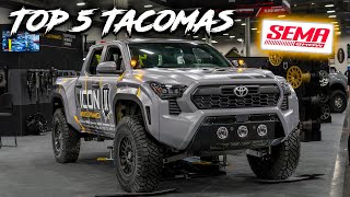 Top 5 Tacomas of SEMA 2024   New Product Reveals [upl. by Llemor]