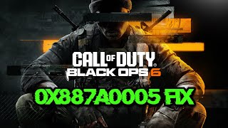 COD Black Ops 6  Error 0X887A0005 PC  DirectX Crashing🎮 🔥 [upl. by Adialeda]