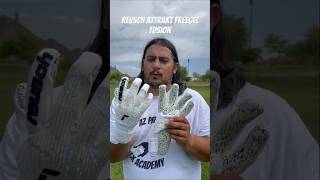 Reusch Attrakt Freegel Fusion goalkeeper glove goalkeeper soccer futbol goalkeeperunion [upl. by Kirwin]