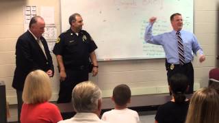 Hingham Police Detectives Roll Call Retirement Badge Presentation [upl. by Eimmaj]