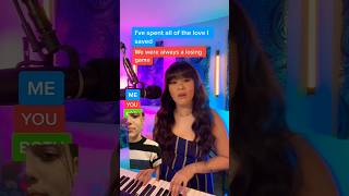 cover singer singing piano music karaoke duet asmr musik song sing greenscreen nice [upl. by Anoyk]