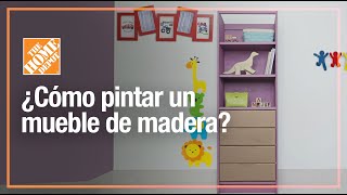 ¿Cómo pintar un mueble de madera como profesional  Pintura [upl. by Soren]