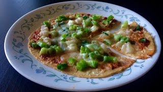 Khakhra Pizza l Quick Snack In 2 Minutes [upl. by Orfinger]