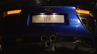 Listen to the Amazing Exhaust Note of the Lexus LFA V10 [upl. by Ahsineg]