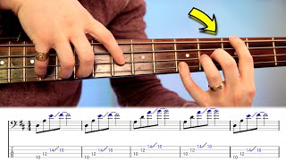 4 SIMPLE Exercises To Get Great At Bass TAPPING [upl. by Jojo]