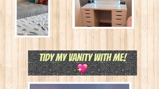 Tidy my vanity with me organisation plus Shein haul [upl. by Hepsiba733]