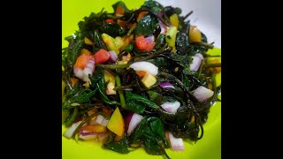 Camote Tops SaladEnsaladang Talbos Ng Kamote recipe [upl. by Amolap]