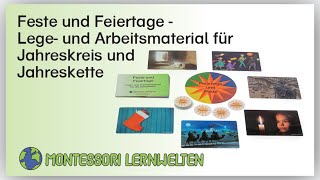 Feste und Feiertage  Lege und Arbeitsmaterial für Jahreskreis und Jahreskette [upl. by Sulecram]