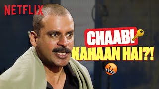 Manoj Bajpayee’s HILARIOUS ‘Chaabi Kahaan Hai’ Scene 😂  Gangs of Wasseypur  Netflix India [upl. by Eimoan]