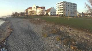 Flug über den Kaiserstrand in Lochau [upl. by Vaules]