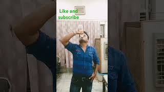 1 minut mein ek botal Pani peene ka challenge mini short viral short like and subscribe [upl. by Harlene]