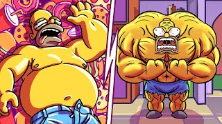 Homer Simpson Body Transformation [upl. by Ashwin]