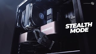 STEALTH MODE RTX 3090 PC Build in Phanteks P400A [upl. by Aryk]