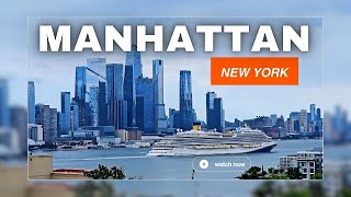 Discover Manhattans Skyline from Hoboken  A 4K Journey from Hoboken [upl. by Adnomal]