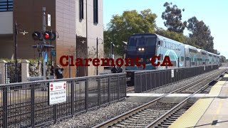 Railfanning at Claremont Station 4224 [upl. by Yrmac140]