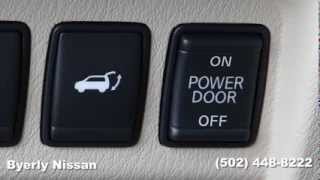 How to use the Power Liftgate on your 2014 Nissan Pathfinder from Byerly Nissan in Louisville KY [upl. by Vidovic]