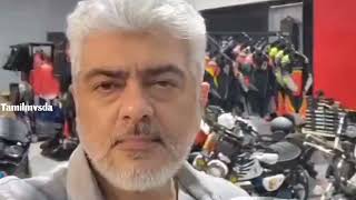 Ajith Kumar  Recent video  Thala Cute reaction  viral video  Vidaamuyarchi [upl. by Rebmak131]