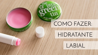 DIY • Como Fazer Hidratante Labial [upl. by Lauer]