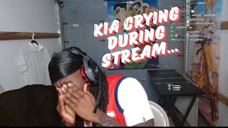 Kia Cennet Crying On StreamCalling Out Chris On Hitting On Young Girls [upl. by Notsnorb]