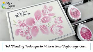 New Ink Blending Technique Using Eyeshadow Brushes with Memento And Delicata Inks [upl. by Deryl]