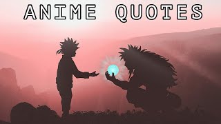 ANIME QUOTES WITH DEEP MEANING [upl. by Lory773]