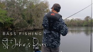 Bass Fishing St John’s River DeLeon Springs [upl. by Straub]