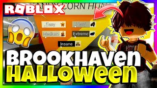 NOVA ATUALIZAÇÃO de HALLOWEEN do BROOKHAVEN 🎃🏠  Fazendo as MISSÕES  Brookhaven [upl. by Judas]