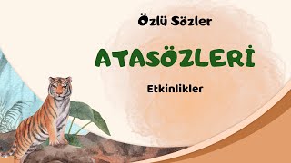 Atasözleri ve anlamları [upl. by Wurst542]