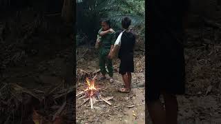 Join hands to protect green forests shorts survival bushcraft camping [upl. by Nyltac237]