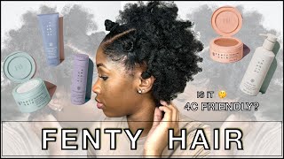 UNSPONSORED FENTY HAIR REVIEW ON DRY LOW POROSITY 4C HAIR  ✅ OR ❌ DOES IT REALLY WORK [upl. by Bunni675]