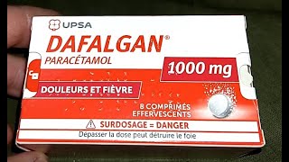 i UPSA Dafalgan Парацетамол 1г обезболивающее жаропонижающее Paracetamol 1g analgesic antipyretic 22 [upl. by Hake984]