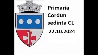 Sedinta CL Comuna Cordun 22 10 2024 [upl. by Eceerehs]