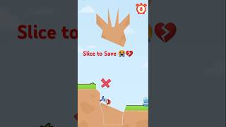 Slice to save level 85 shorts slicegame gaming gameplay ytshorts [upl. by Lebatsirc]