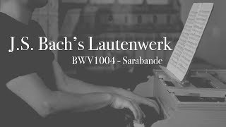 JS BachR Hill Partita BWV 1004  Sarabande Giovanni Paganelli Luteharpsichord [upl. by Aneeb240]