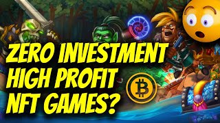 5 FREE Play to Earn Crypto NFT Games with NO Investment [upl. by Oesile]