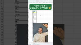 Doppelte Werte markieren in wenigen Sekunden 🤯 excel exceltricks [upl. by Zaneski]