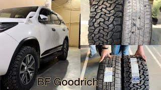 BF Goodrich Tyre Upgraded of Fortuner  Best Tyre All Terrain  26560R18 Tyre Weight  Capacity [upl. by Soilissav]