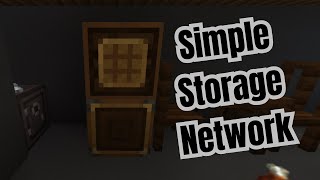 COMPLETE GUIDE TO SIMPLE STORAGE NETWORK MOD  BETTER MINECRAFT FORGE [upl. by Rolyak]